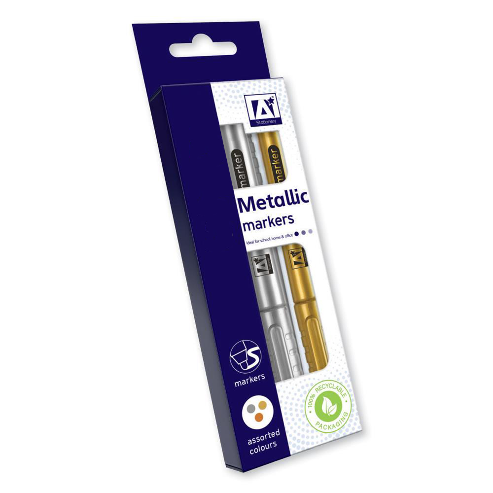 Stationery 2 Metallic Markers
