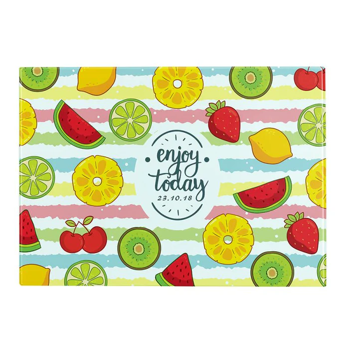 Cutting Board – LARGE – Glass – A3 28.5cm x 39cm – CHINCHILLA