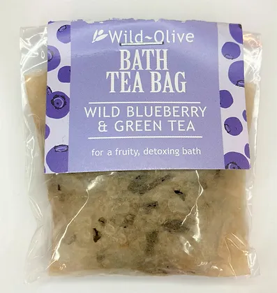 Wild Blueberry & Green Tea Bath Tea Bag