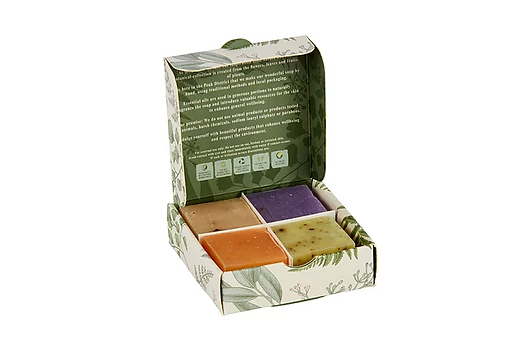 Botanical Soap Collection – 4 Pack