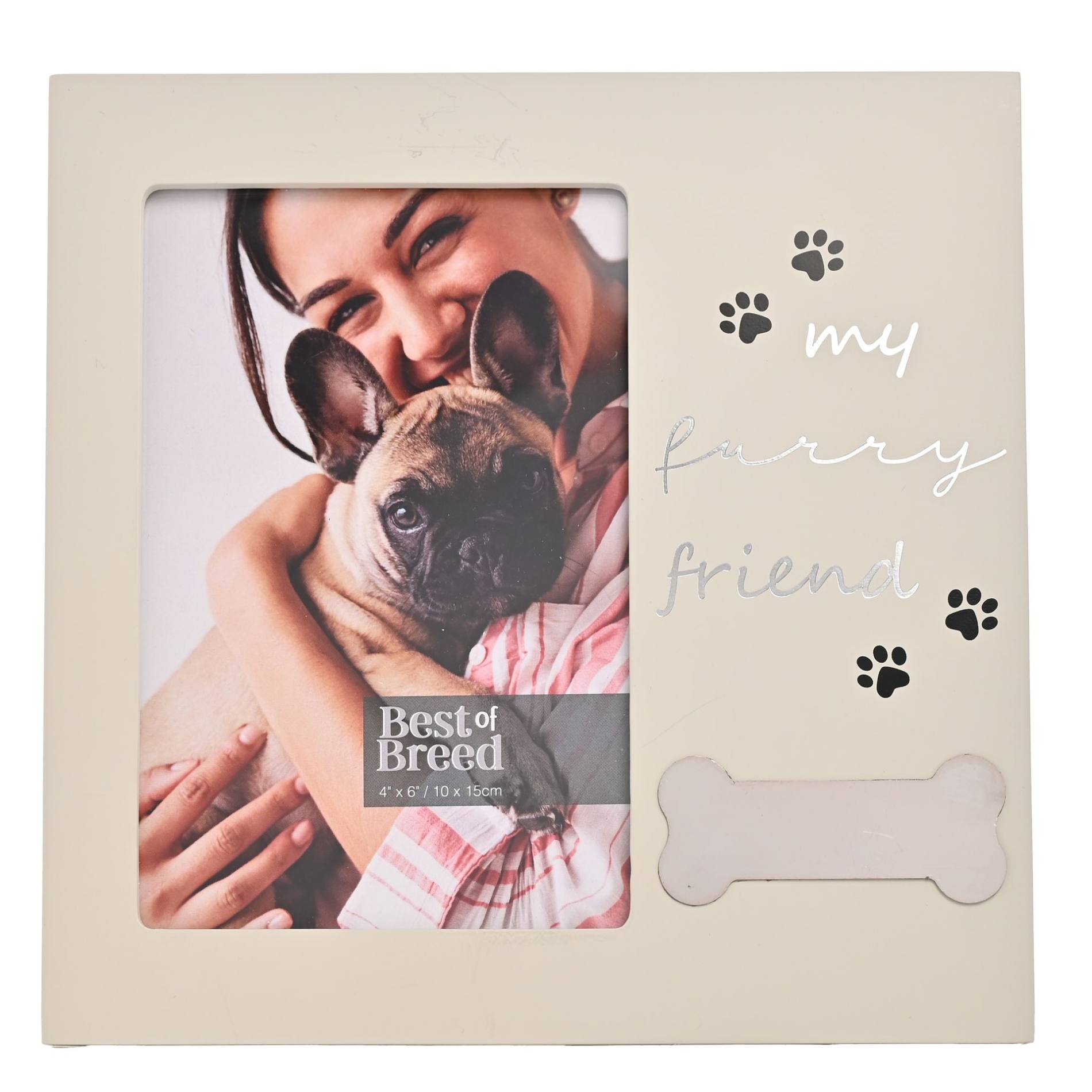 Best of Breed ‘My Furry Friend’ Bone Icon Photo Frame 4″ x 6″