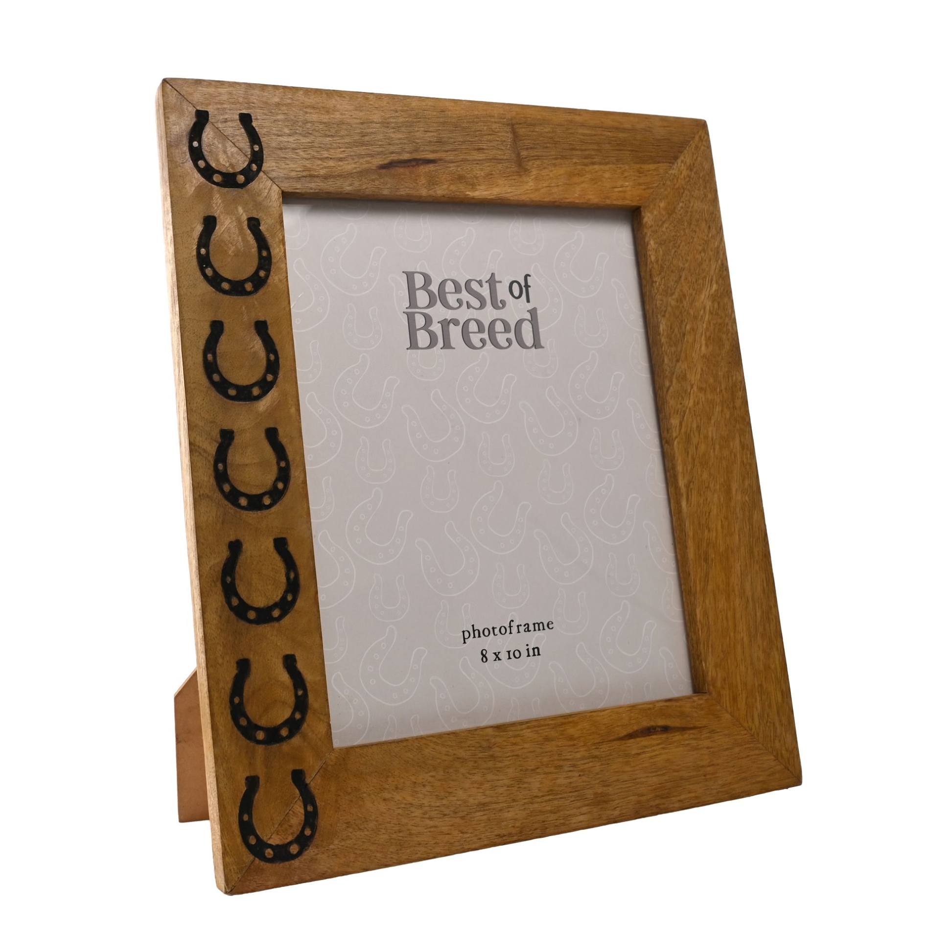 Best of Breed Mango Wood Horseshoe Icon Photo Frame 8″ x 10″