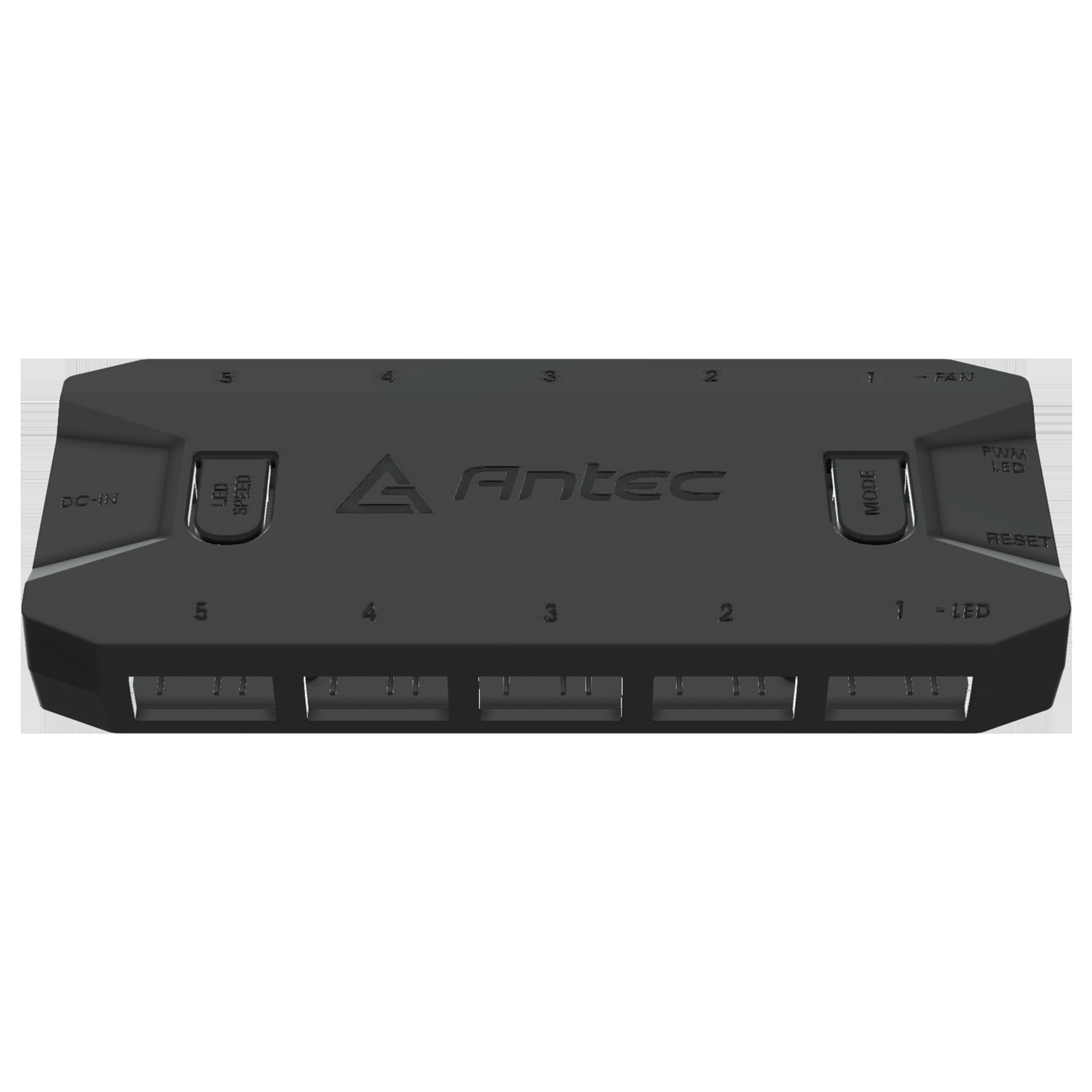 Antec ARGB & Fan Controller – 5 PWM Fan Ports, 5 ARGB LED Ports, SATA Power, Compact Design, 2-Year Warranty
