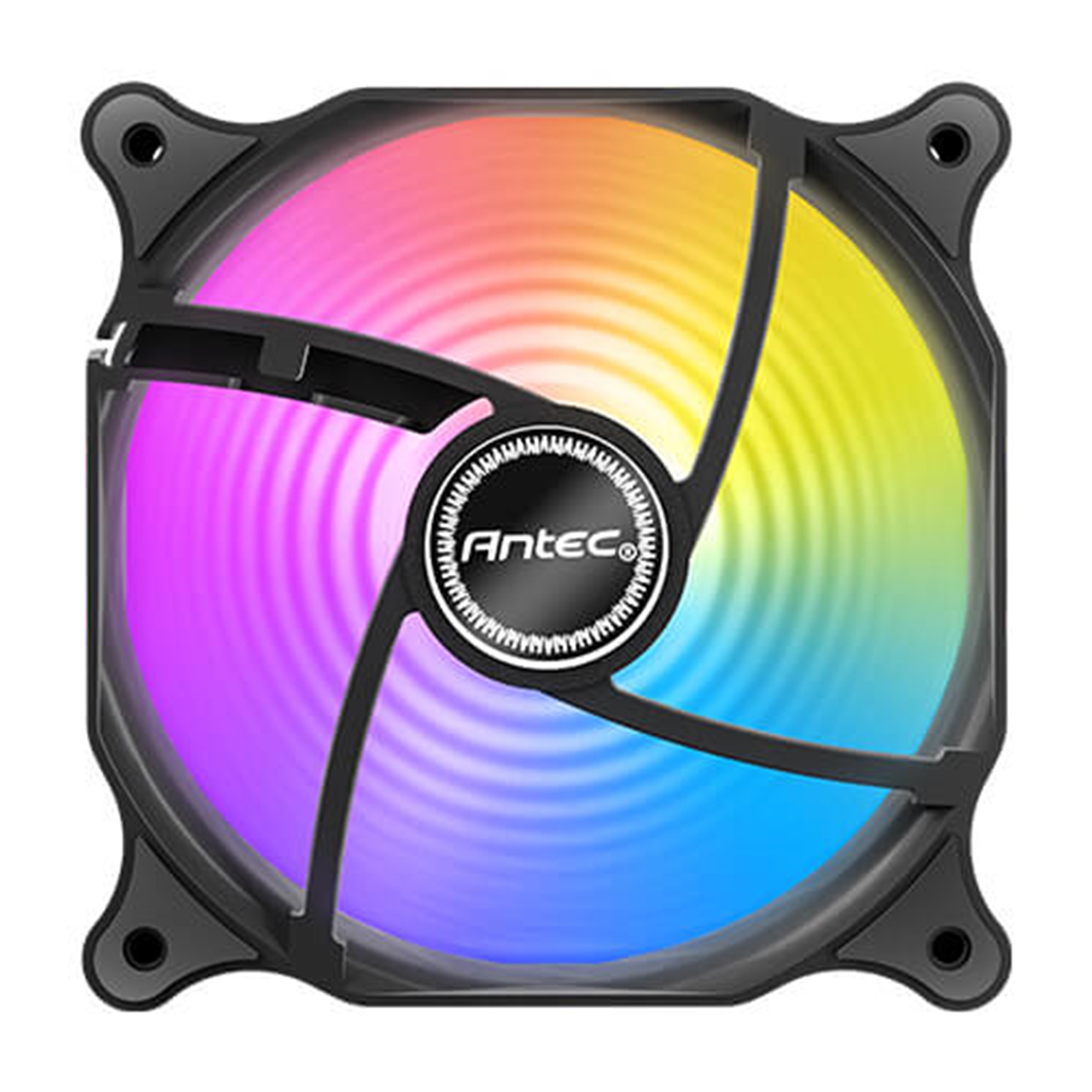 Antec F12 Racing ARGB 120mm PWM Case Fan – Hydraulic Bearing, 1500 RPM, Black