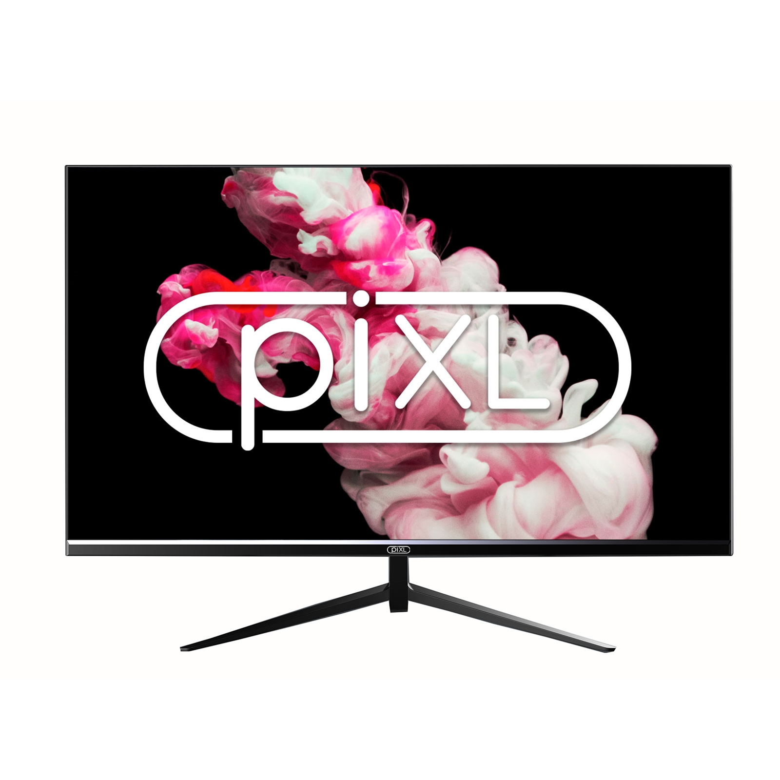 piXL PX27IVH 27 Inch Frameless Monitor, Widescreen IPS LED Panel, True -to-Life Colours, Full HD 1920×1080, 5ms Response Time, 75Hz Refresh, HDMI, VGA, Black Finish, 3 Year Warranty