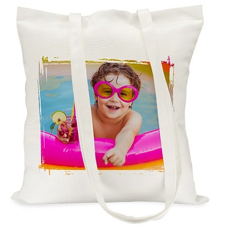 Tote Bag White with Long Handles – 35x39cm