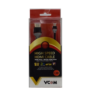 VCOM Highspeed HDMI to Mini HDMI Cable 1.8M