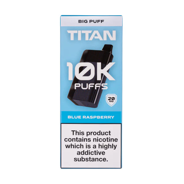 Titan 10k Rechargeable Vape Blue Raspberry