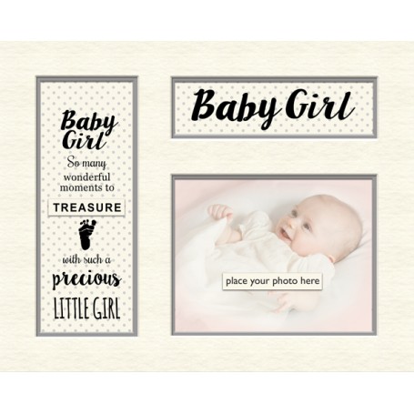 Memory Mounts Baby Girl 10×8
