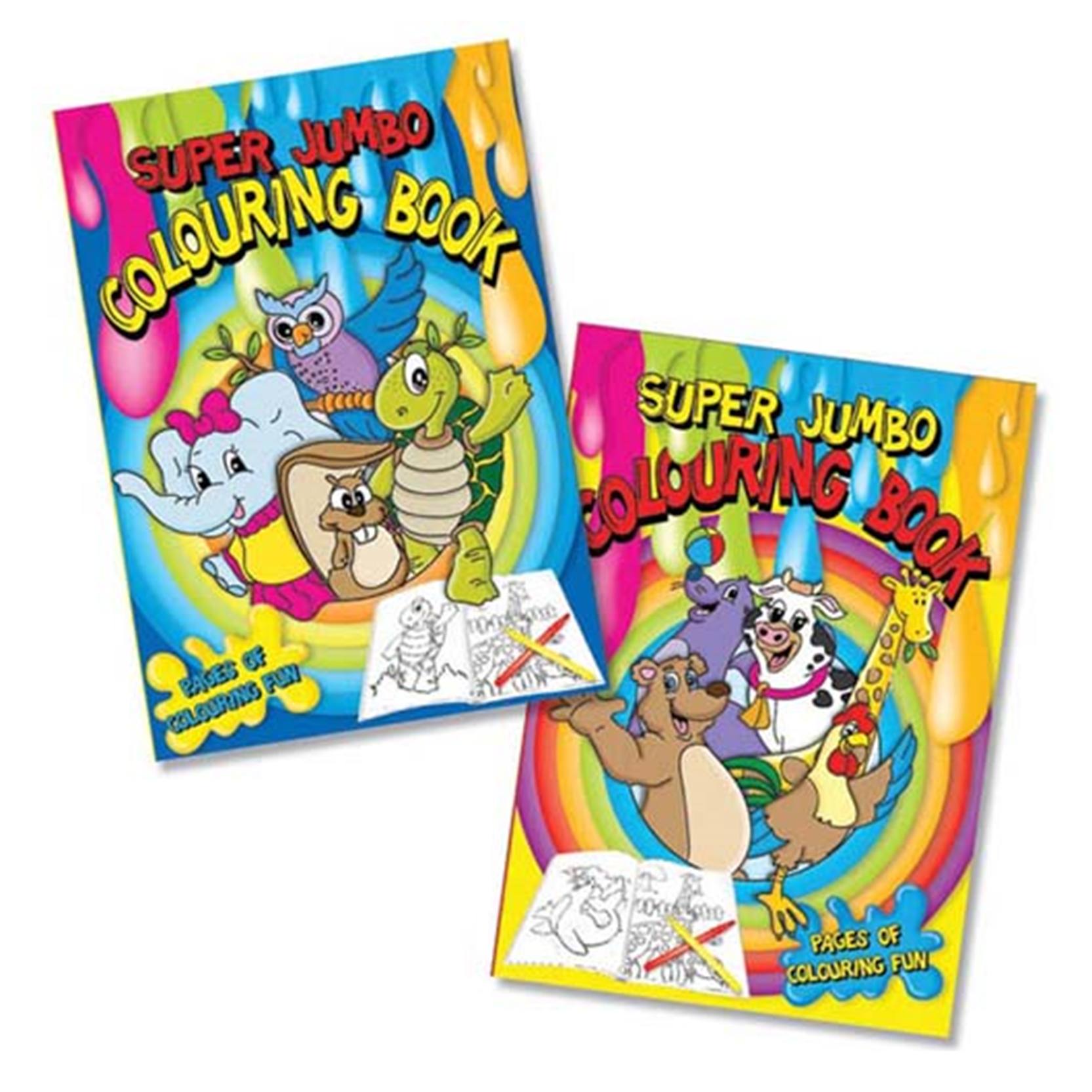 Super Jumbo Colouring Book