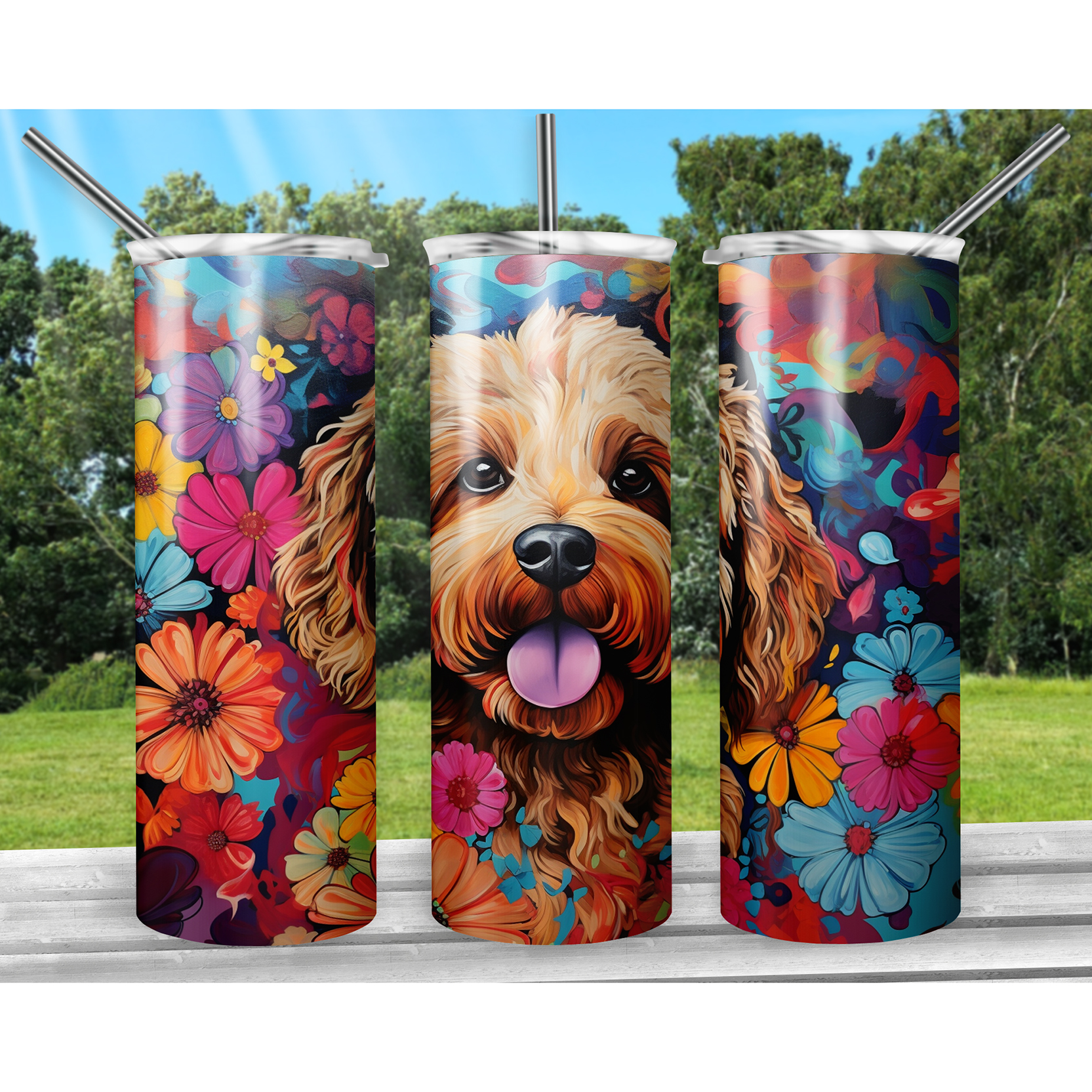 Cockapoo Dog Tumbler