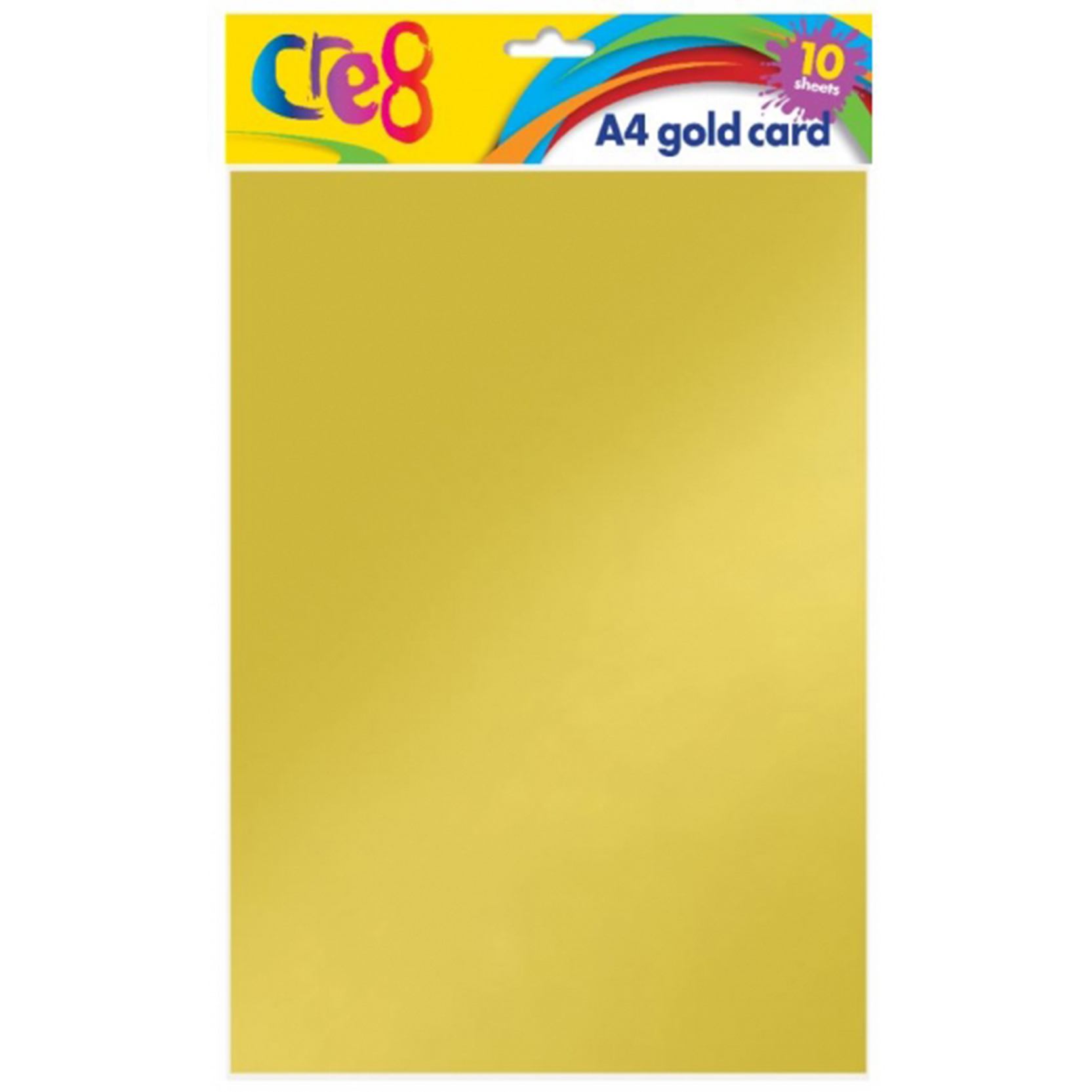 A4 Gold Card 10 Sheets
