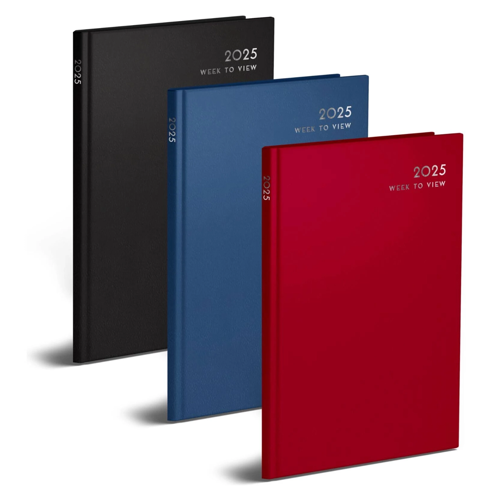 A5 Page a Day Classic Diary 2025 (Half Page Weekends)