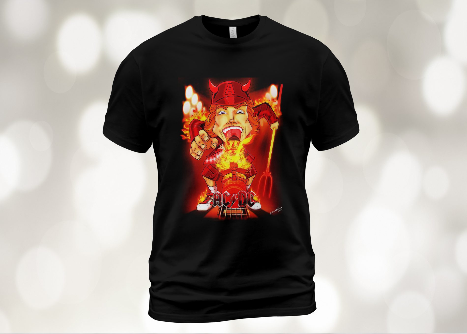 AC DC Printed T-Shirt