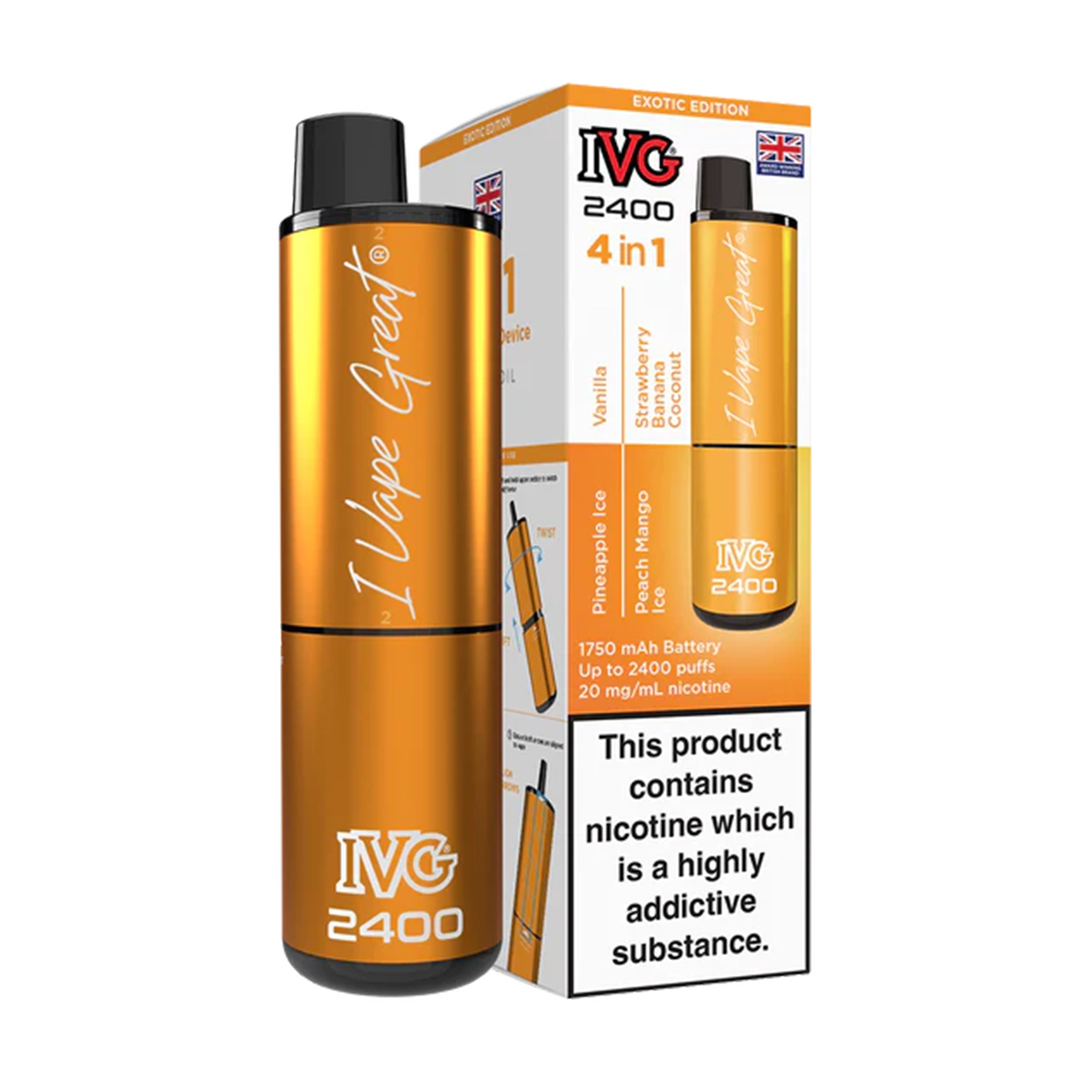 IVG 2400 4 in 1 Rechargeable