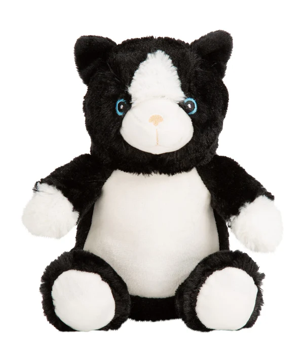 Personalised Black & White Cat