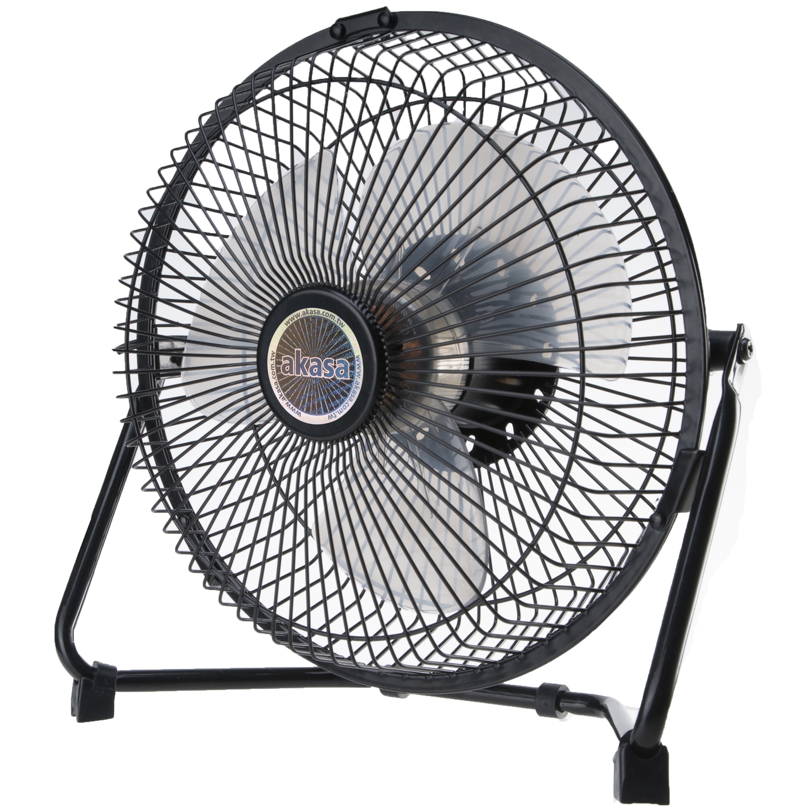 Akasa Ultra Quiet 8″ Desk Fan – Compact USB Powered Personal Fan, Adjustable Tilt, Black