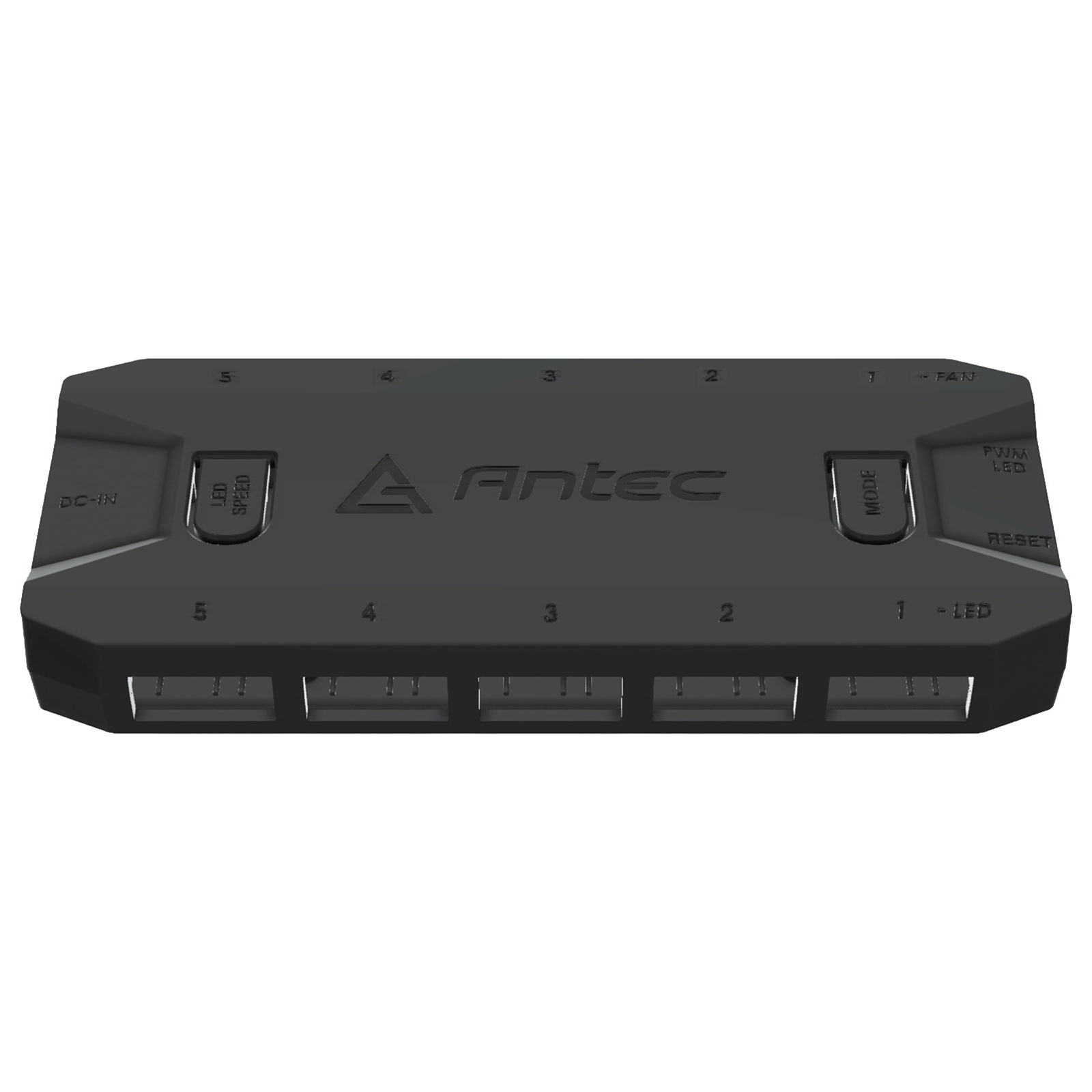 Antec ARGB & Fan Controller – 5 PWM Fan Ports, 5 ARGB LED Ports, SATA Power, Compact Design, 2-Year Warranty