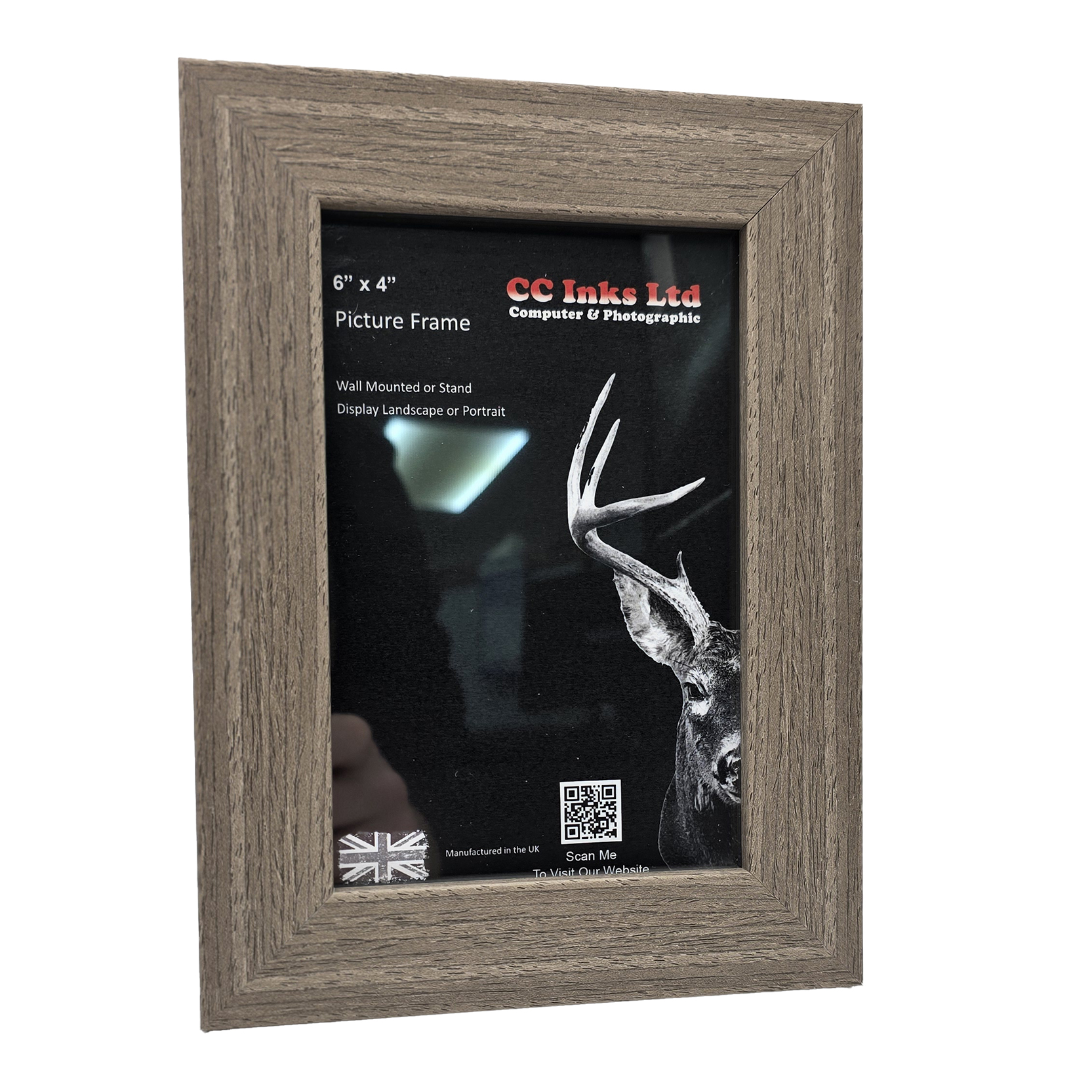 Grey Wood Grain Brushed